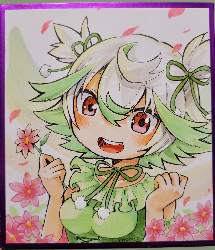 【ミニ色紙】フェアリープルシュカ