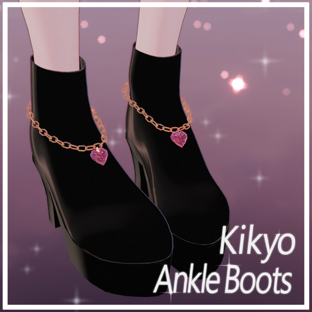 Kikyo Ankle Boots / 桔梗アンクルブーツ