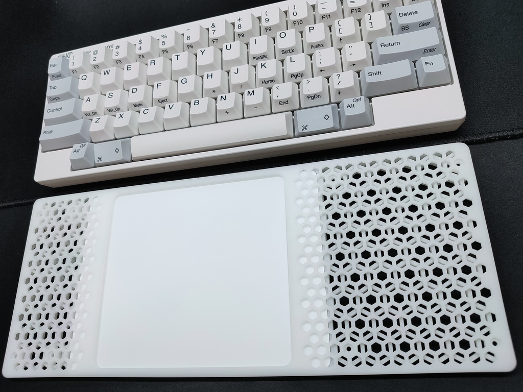 品質満点！ HHKB u0026 パームレストの人気アイテム マジックトラックパッド対応キーボードトレイu0026パームレスト一体型 PC周辺機器