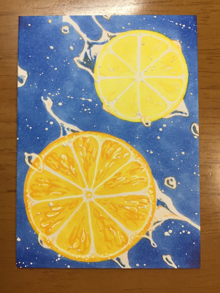 手描きイラスト 柑橘 ひばり Booth
