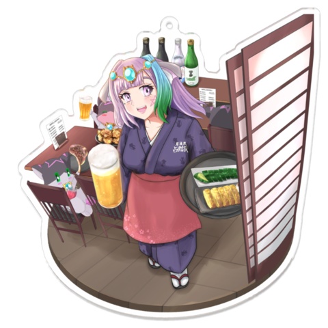 【受注生産】居酒屋占猫民オンライン限定ビッグアクキー