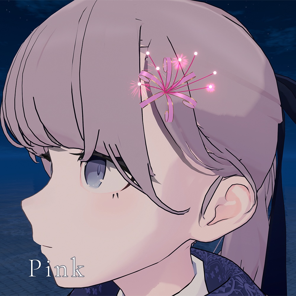 【7/12までセール中!/ 花火パーティクル髪飾り】花幻火- Hanagenbi -