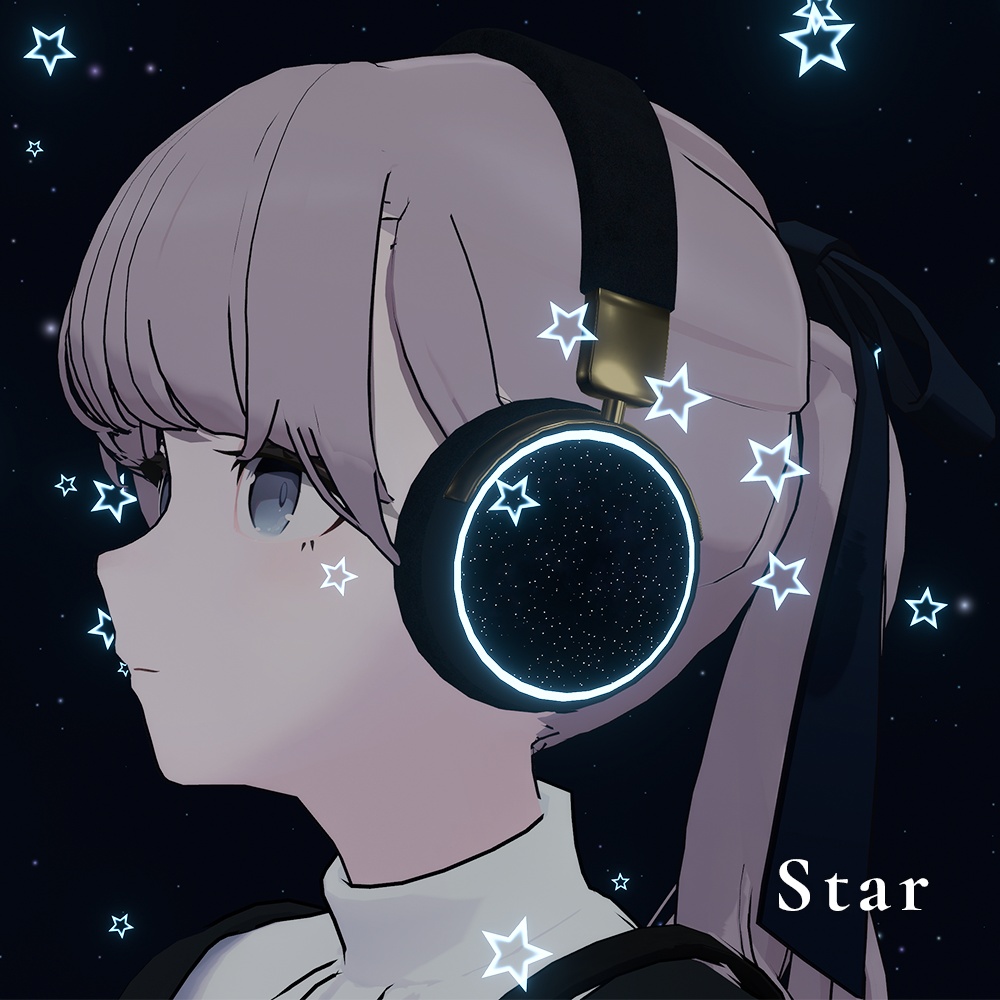【4種パーティクル×AudioLink連動】ヘッドホン『Lucent Sonata』【8/9までセール中】