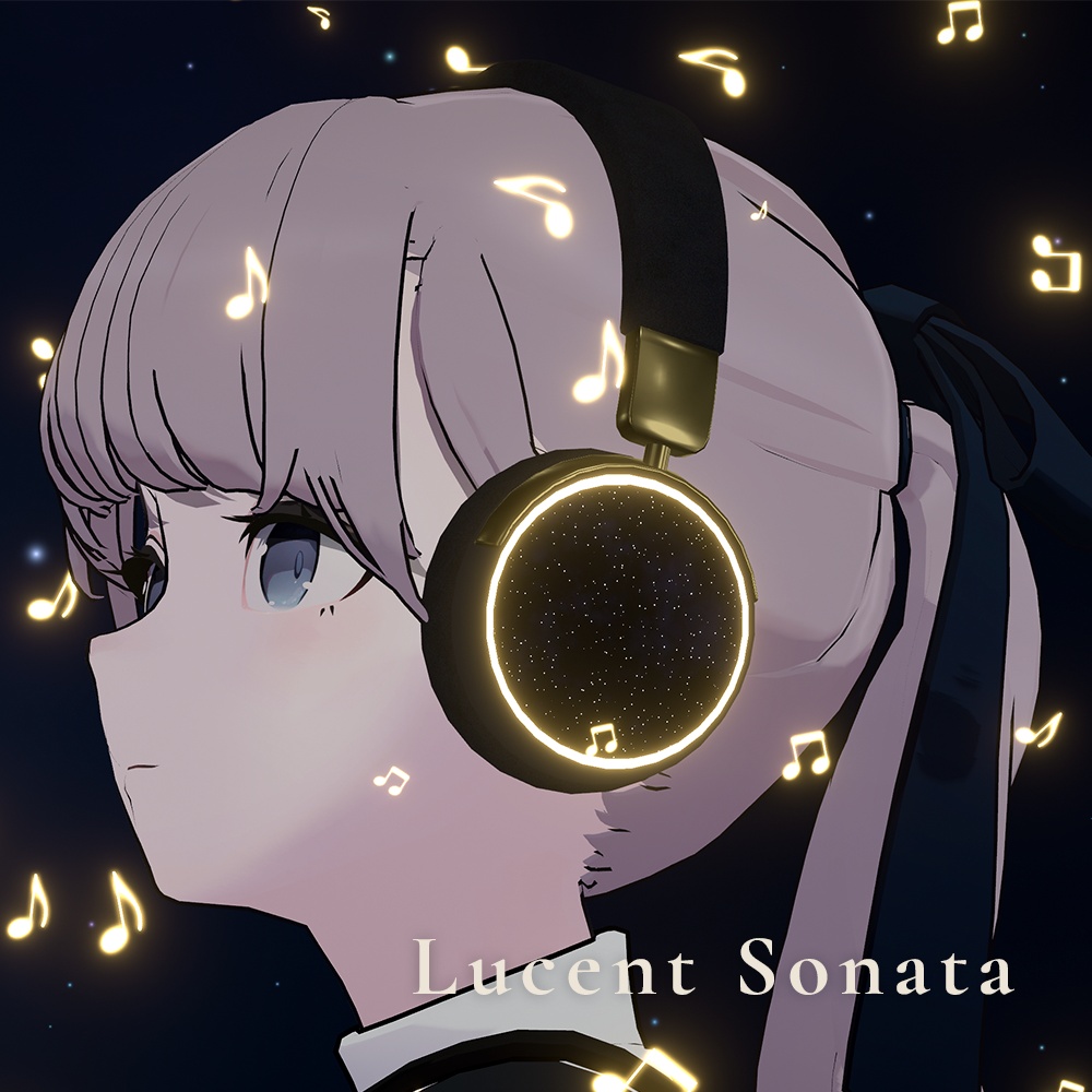 【4種パーティクル×AudioLink連動】ヘッドホン『Lucent Sonata』【8/9までセール中】
