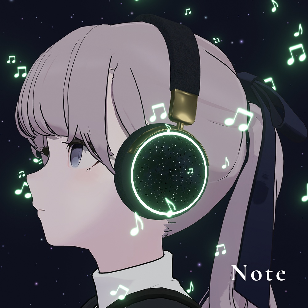 【4種パーティクル×AudioLink連動】ヘッドホン『Lucent Sonata』【8/9までセール中】