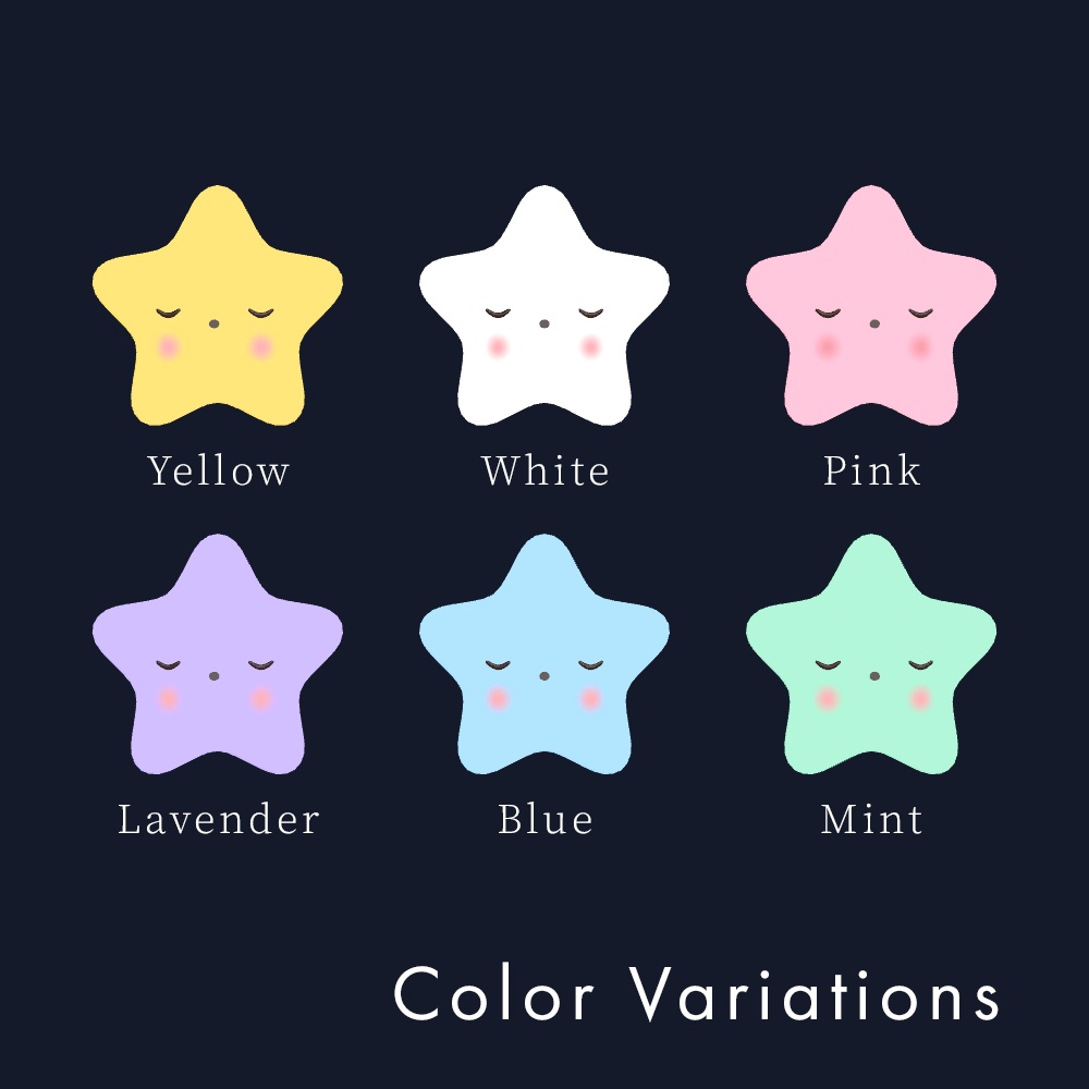 【期間限定無料/Free】【触ると起きる!】ねむり星のヘアピン - Nemuri Star Hairpin -