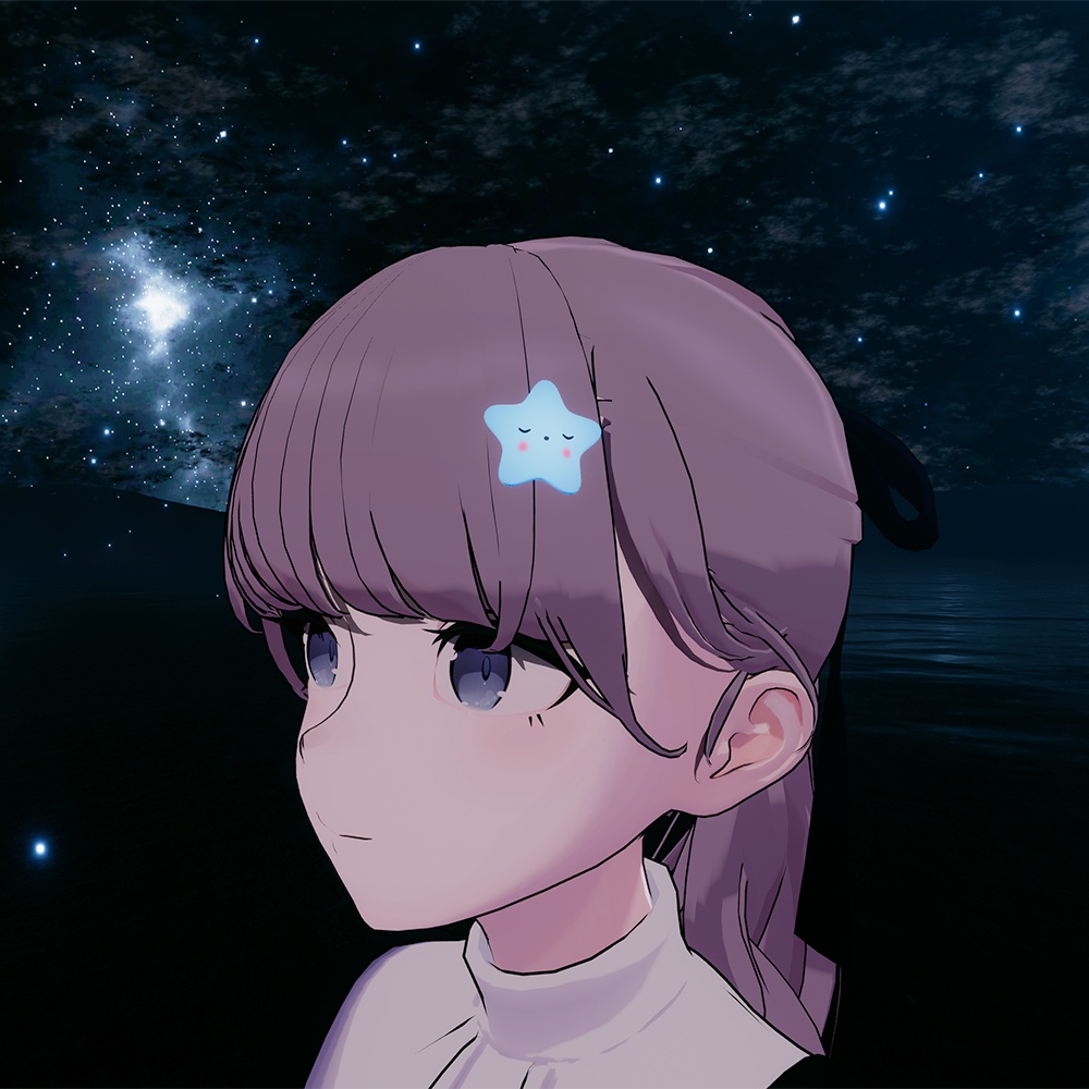 【期間限定無料/Free】【触ると起きる!】ねむり星のヘアピン - Nemuri Star Hairpin -