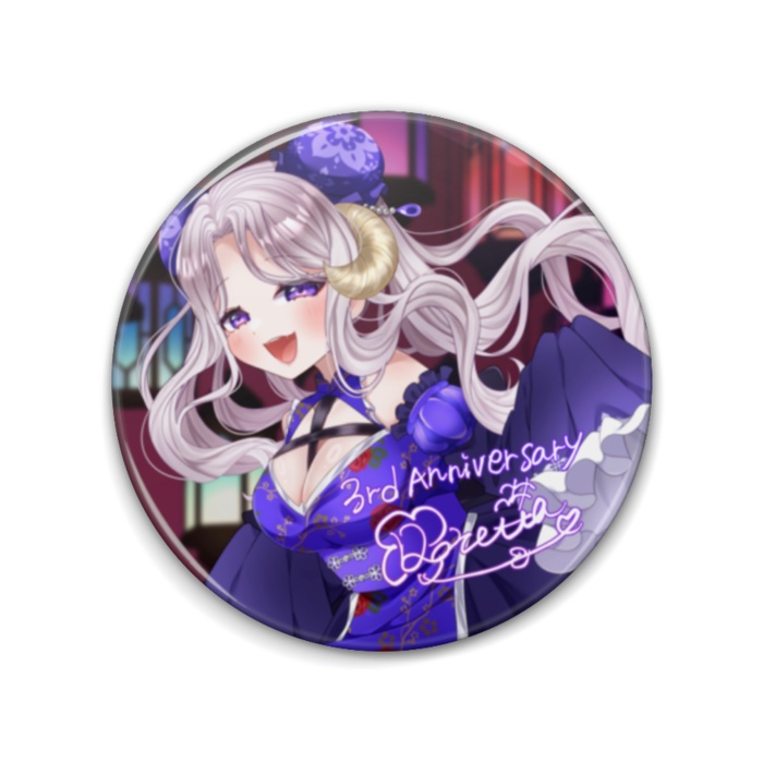 【３周年 / 受注販売 】缶バッジ（B）