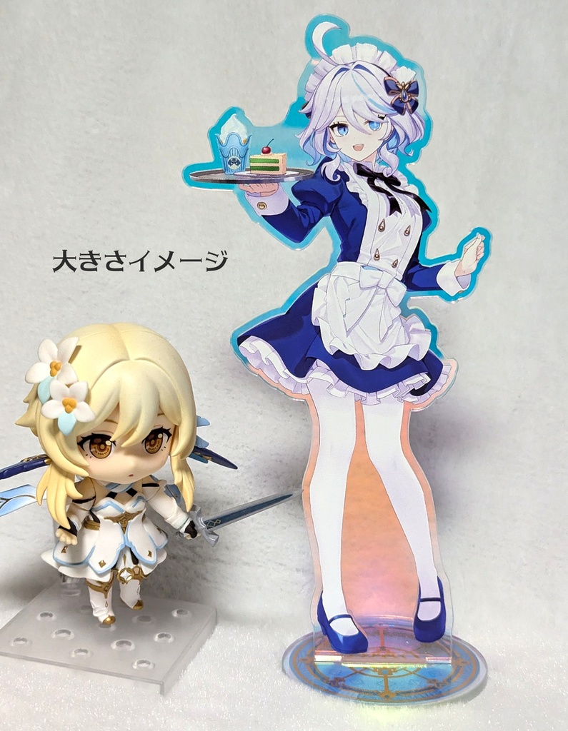 メイド・フリーナ・BIG・オーロラ・アクリルフィギュア/Genshin Impact
