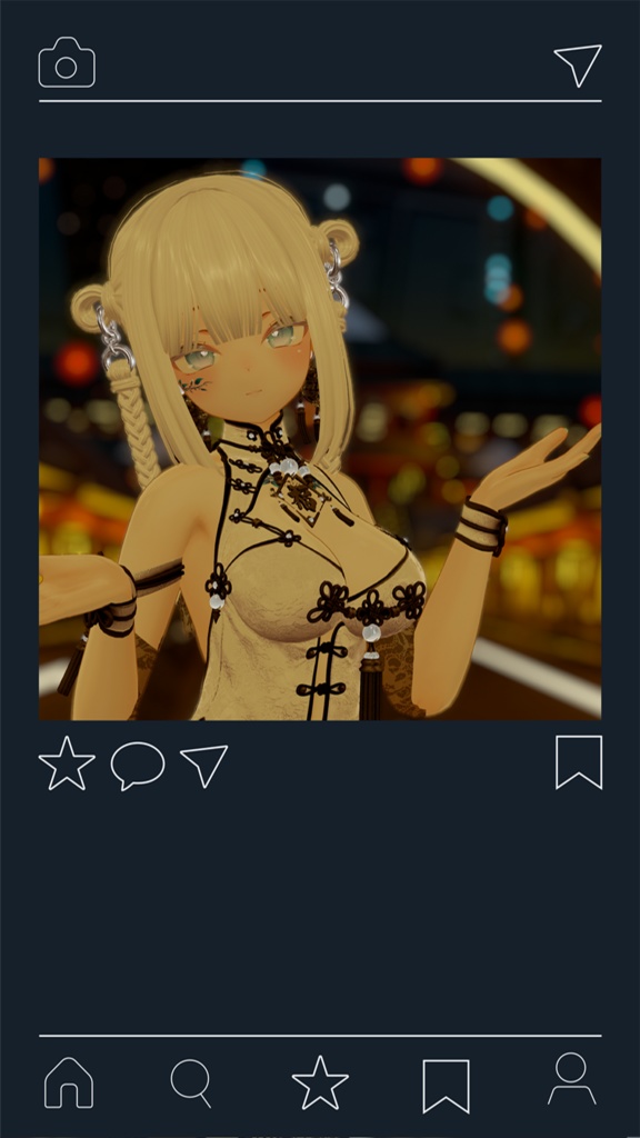 【VRCPOS対応】SNS/MusicPlayer/Vignetteフレーム