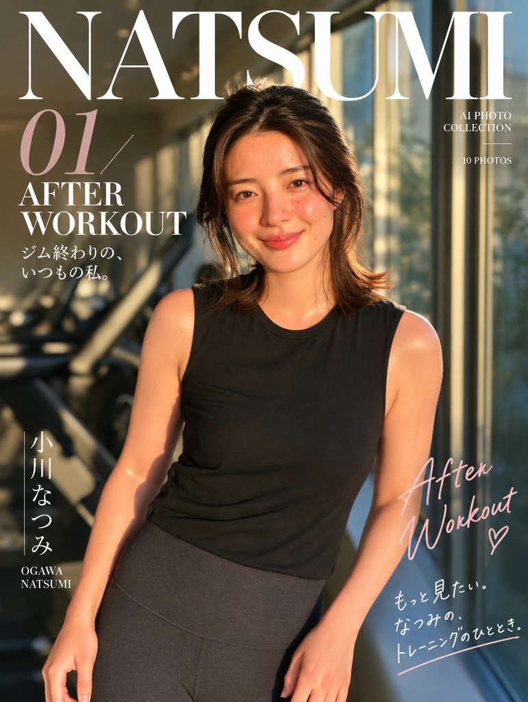 小川なつみ｜After Workout Vol.01 - ジムで過ごす私の時間 -