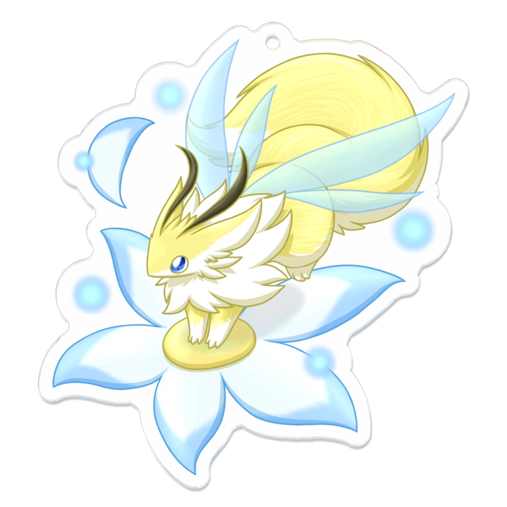 花渡りの小動物(アクリルキーホルダー)