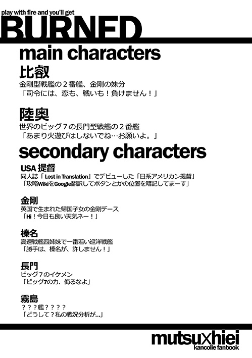 【陸奥x比叡】 BURNED
