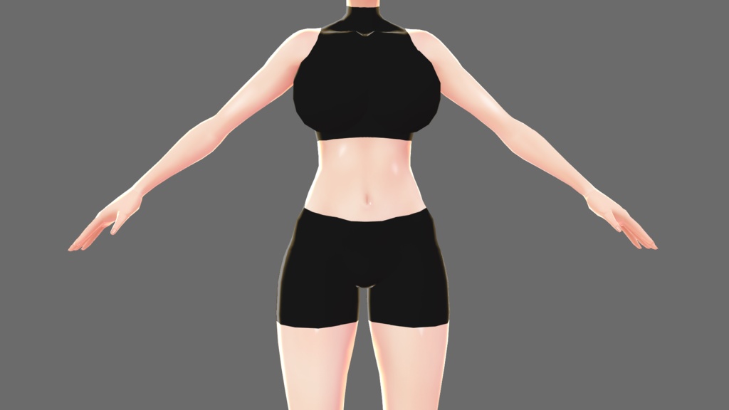 【Vroid】スパッツ