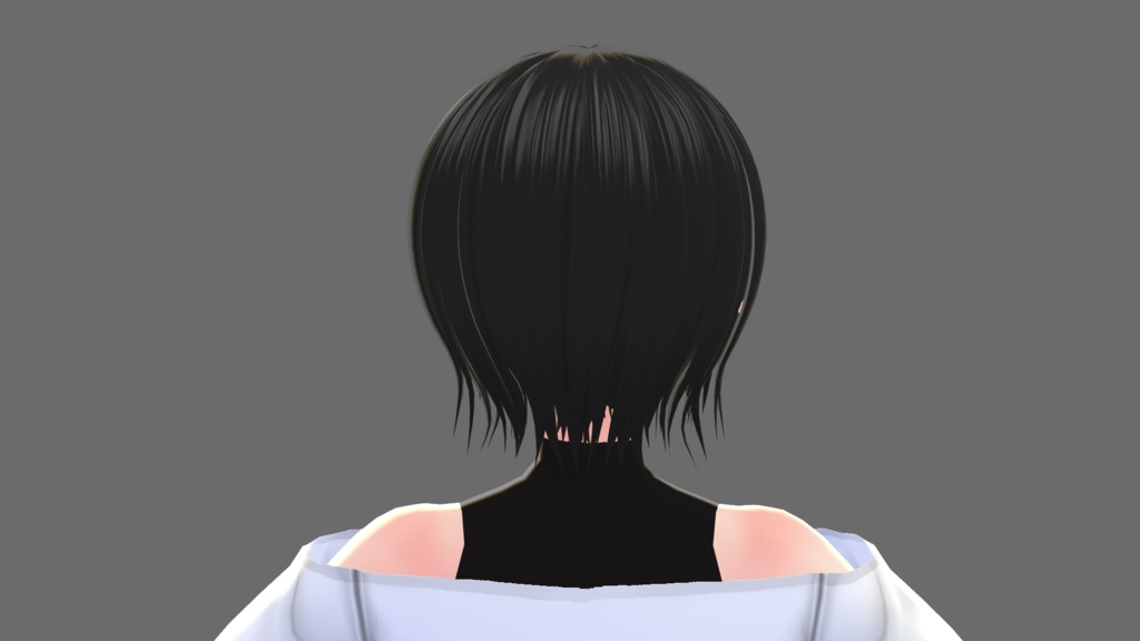 【Vroid】外ハネショートボブヘアー ヘアプリセット