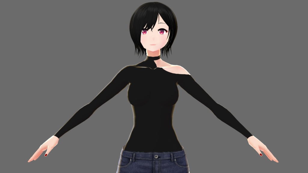 【Vroid】ワンショルダー(インナー)