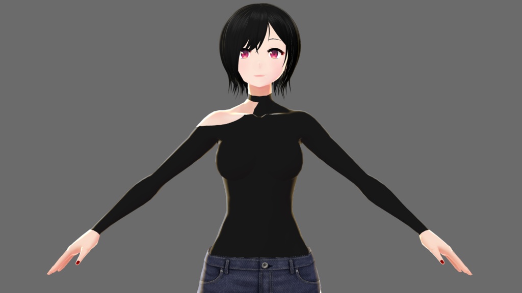 【Vroid】ワンショルダー(インナー)