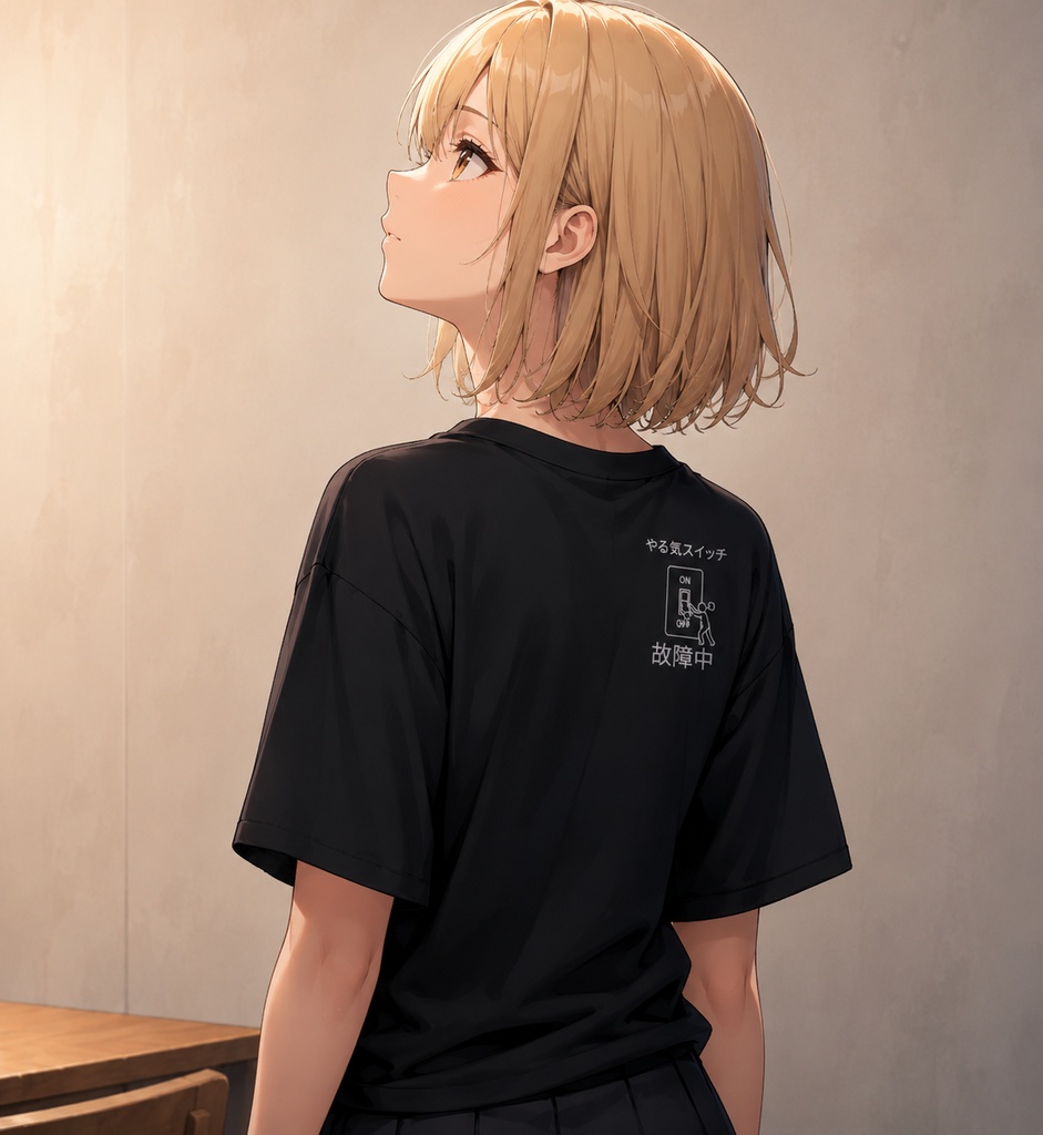 やる気スイッチがはいらない黒T