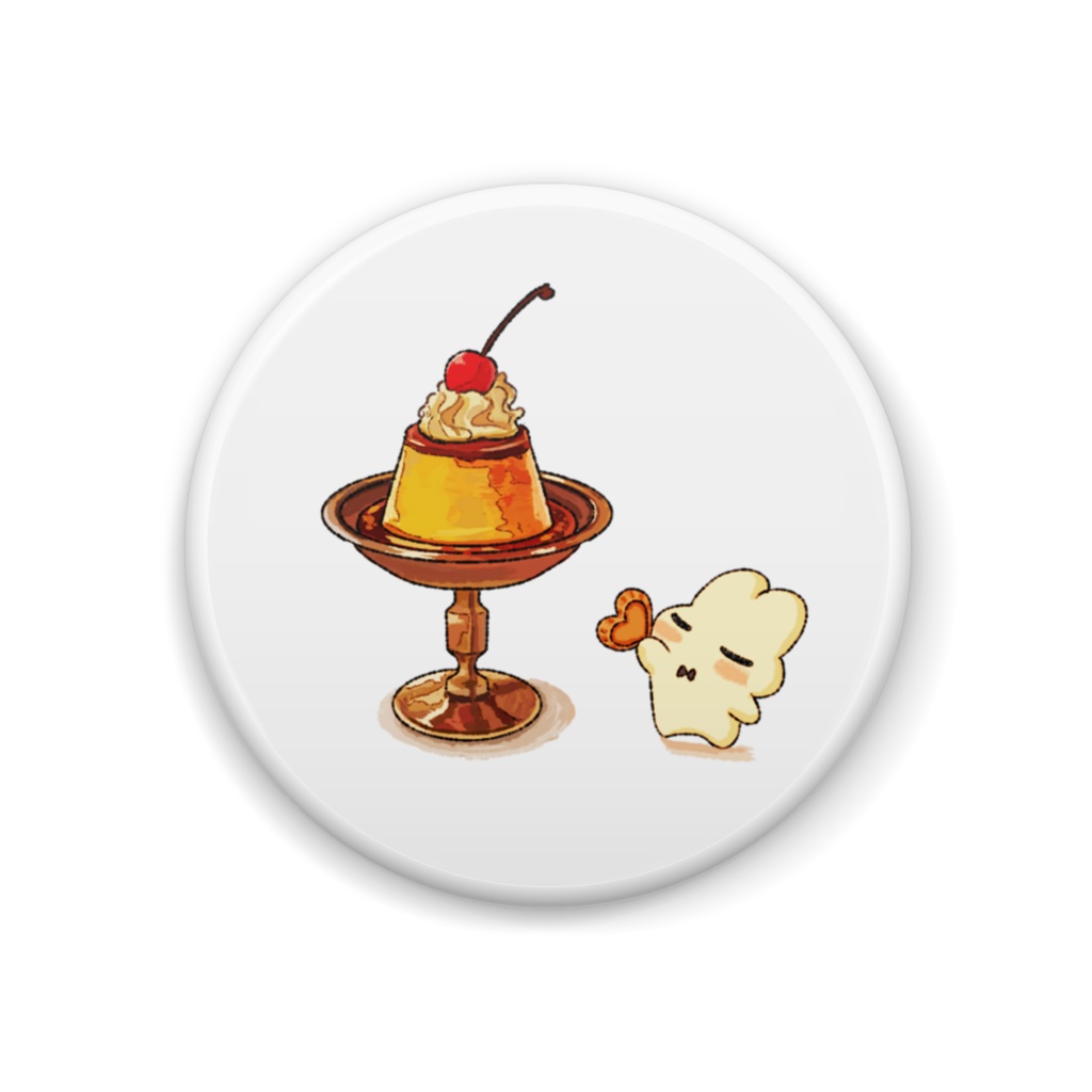 うさぎ喫茶の缶バッチ