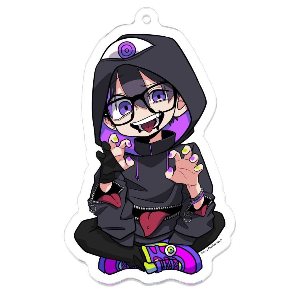 +− アクリルキーホルダー カタバミ キャンディモンスターver.