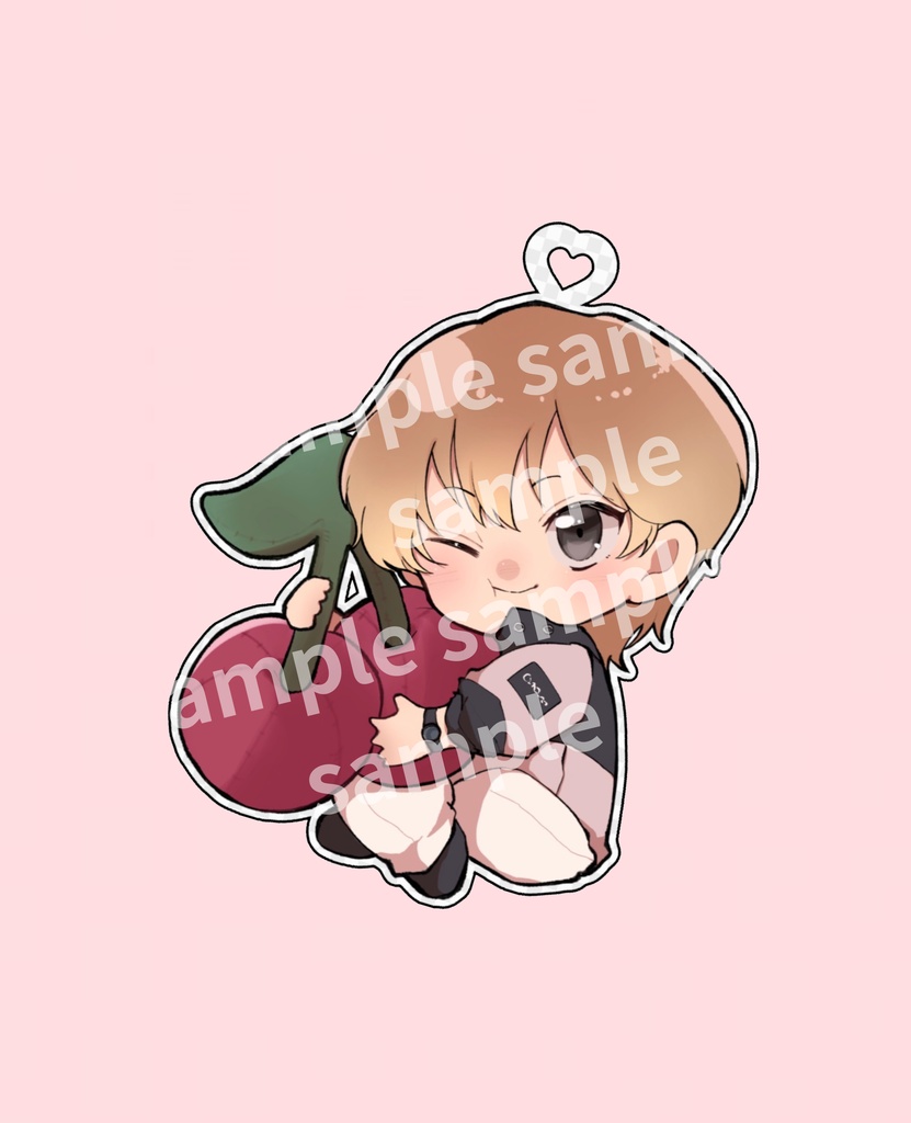 中の人ミニキャラアクキー🍒