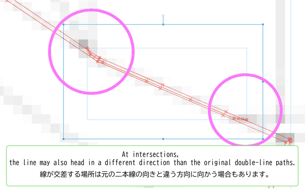LineArt二重線SVG→中心一本線SVG化|SVG L1 Dropper(Inkscape必須)