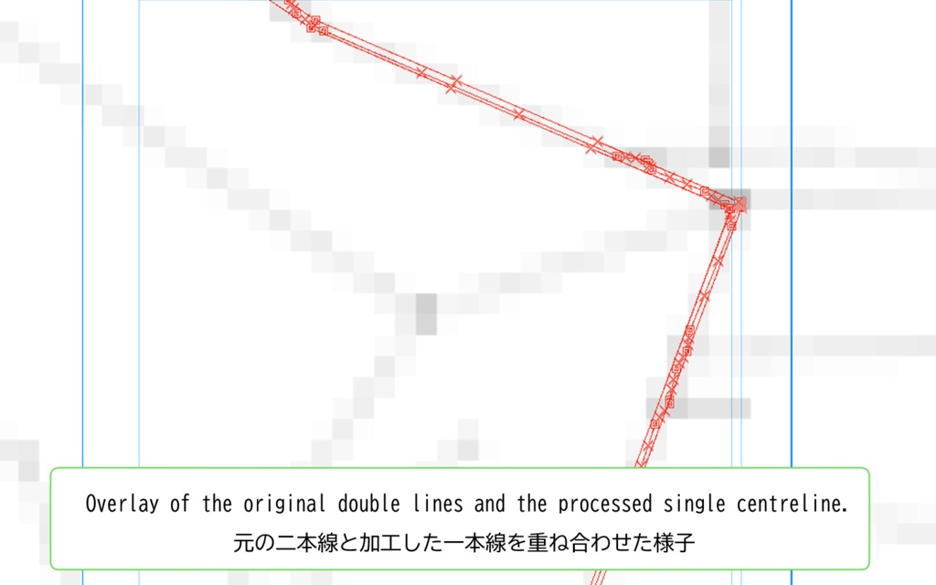 LineArt二重線SVG→中心一本線SVG化|SVG L1 Dropper(Inkscape必須)