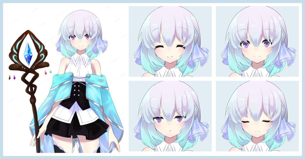 立ち絵素材/魔法使いの少女