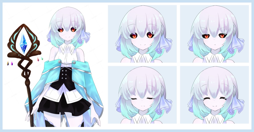 立ち絵素材/魔法使いの少女