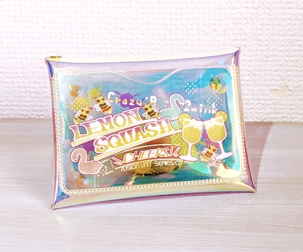 ※通販再開時期未定【非公式】LEMON  SQUASH CHEERS! オーロラミニポーチ