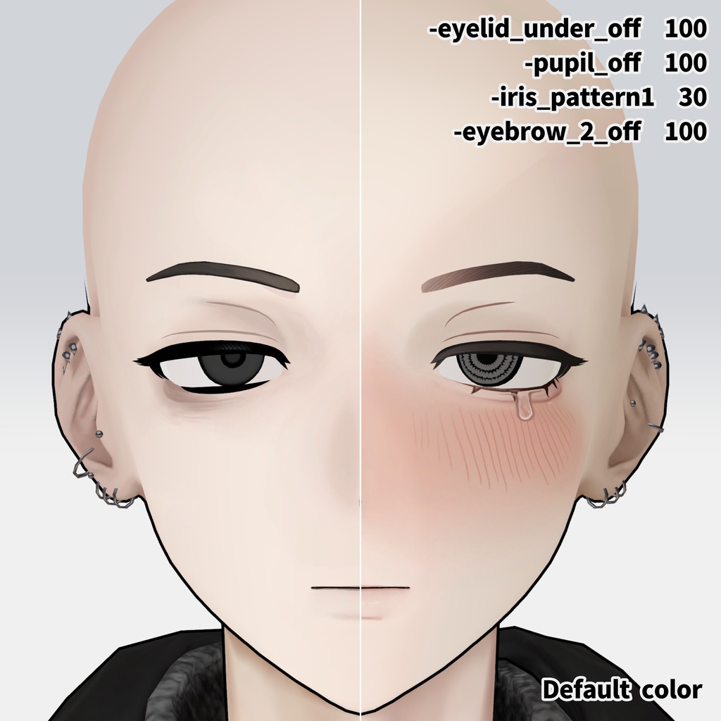 【五味専用】TOGEGURU eyetexture + namida make