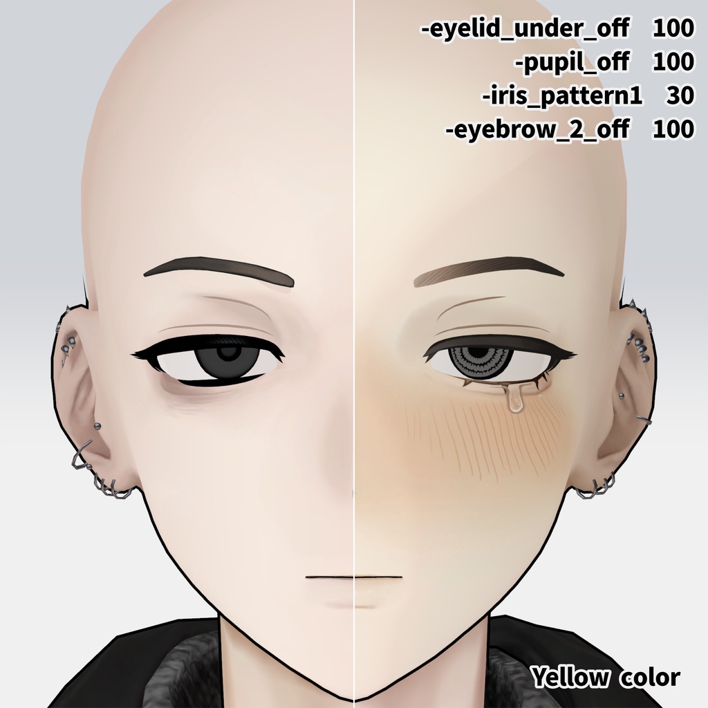 【五味専用】TOGEGURU eyetexture + namida make