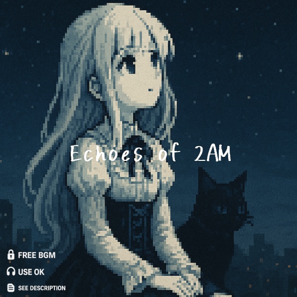 【フリーBGM】Echoes of 2AM|Free(Chillhop Instrumental)|商用利用OK