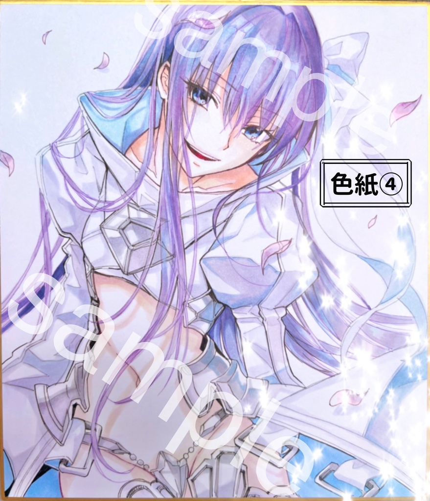 【C101通販】メルトリリス色紙 (下記の説明をお読み頂けますと幸いです)