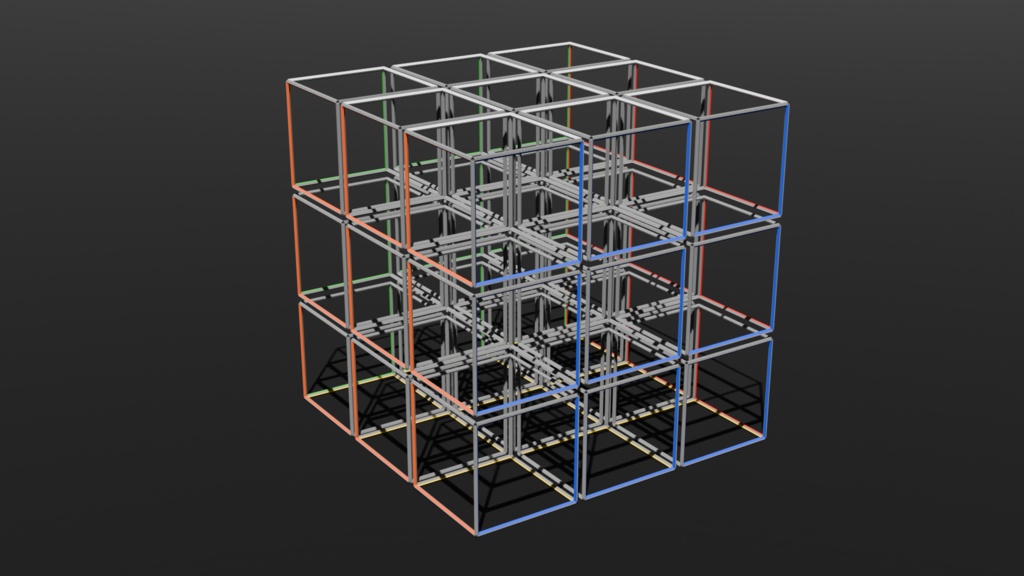 パズルキューブ・3dモデル/Puzzle Cube 3D Model