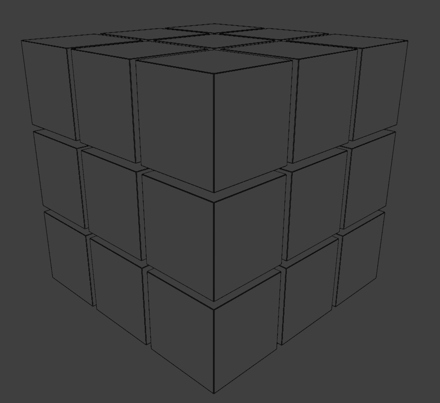パズルキューブ・3dモデル/Puzzle Cube 3D Model