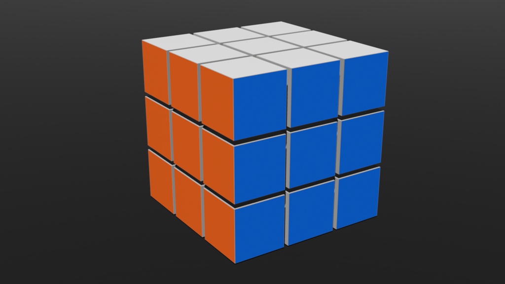 パズルキューブ・3dモデル/Puzzle Cube 3D Model