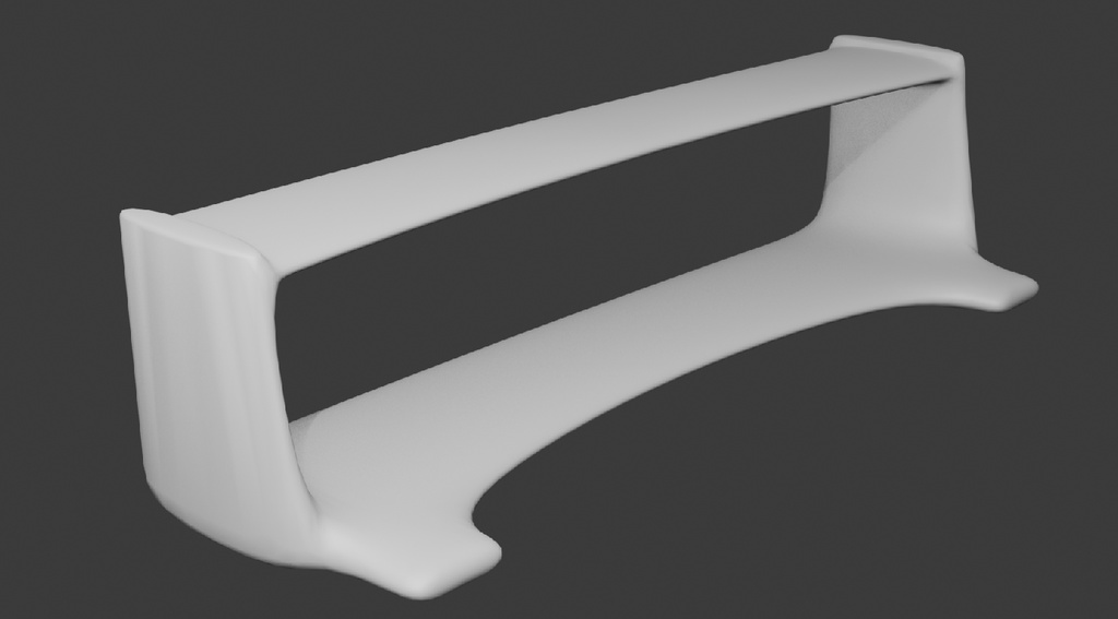 リアウイング・3Dモデル