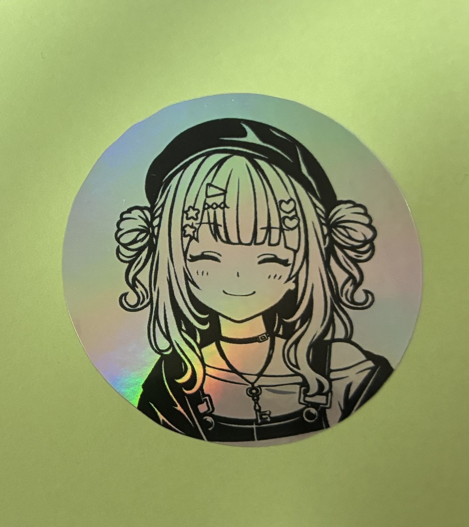 【匿名版】鏑木ろこ　ギラギラホログラムステッカー