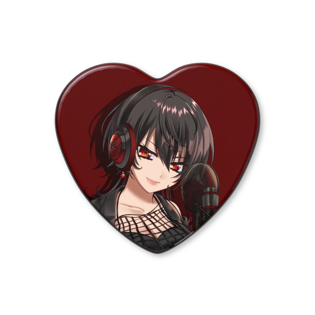 リタ・フレイア ハート缶バッジ