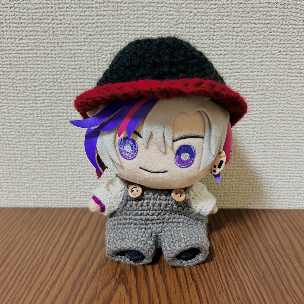 にじぬい用 もこもこバケハ(ブラック)