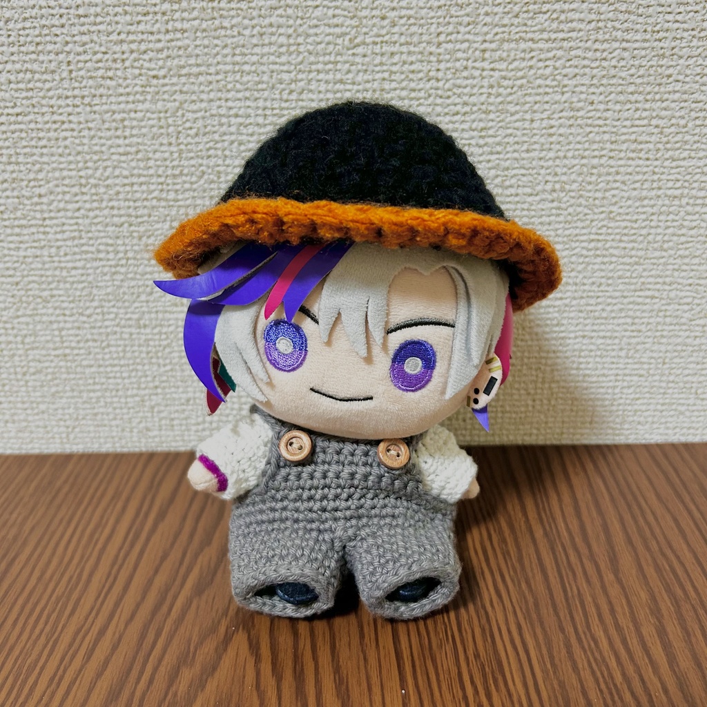 にじぬい用 もこもこバケハ(ブラック)