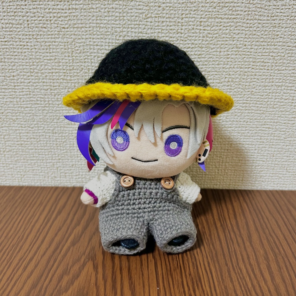 にじぬい用 もこもこバケハ(ブラック)