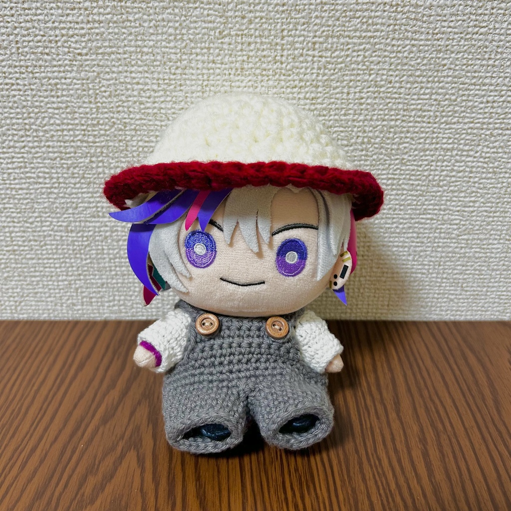 にじぬい用 もこもこバケハ(ホワイト)