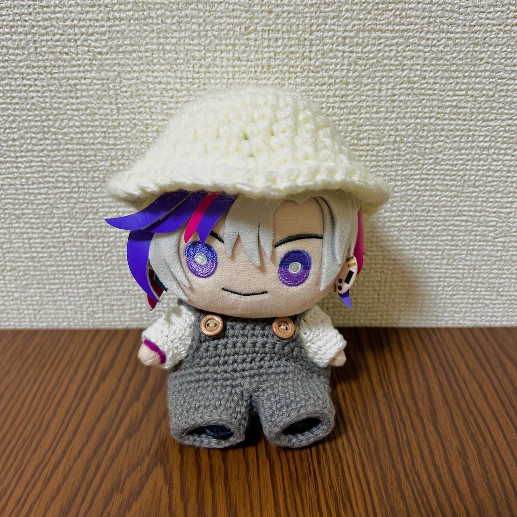 にじぬい用 もこもこバケハ(ホワイト)