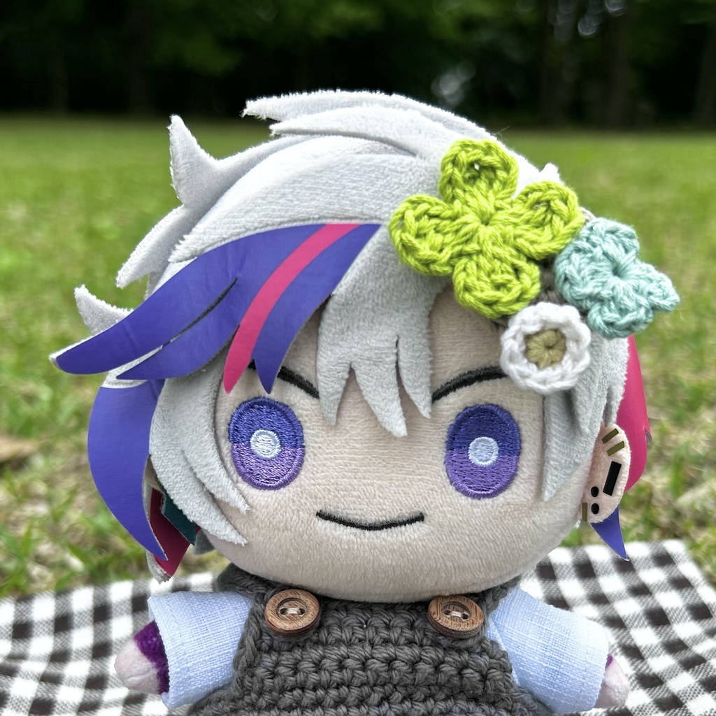 ぬいの春色ヘアピン