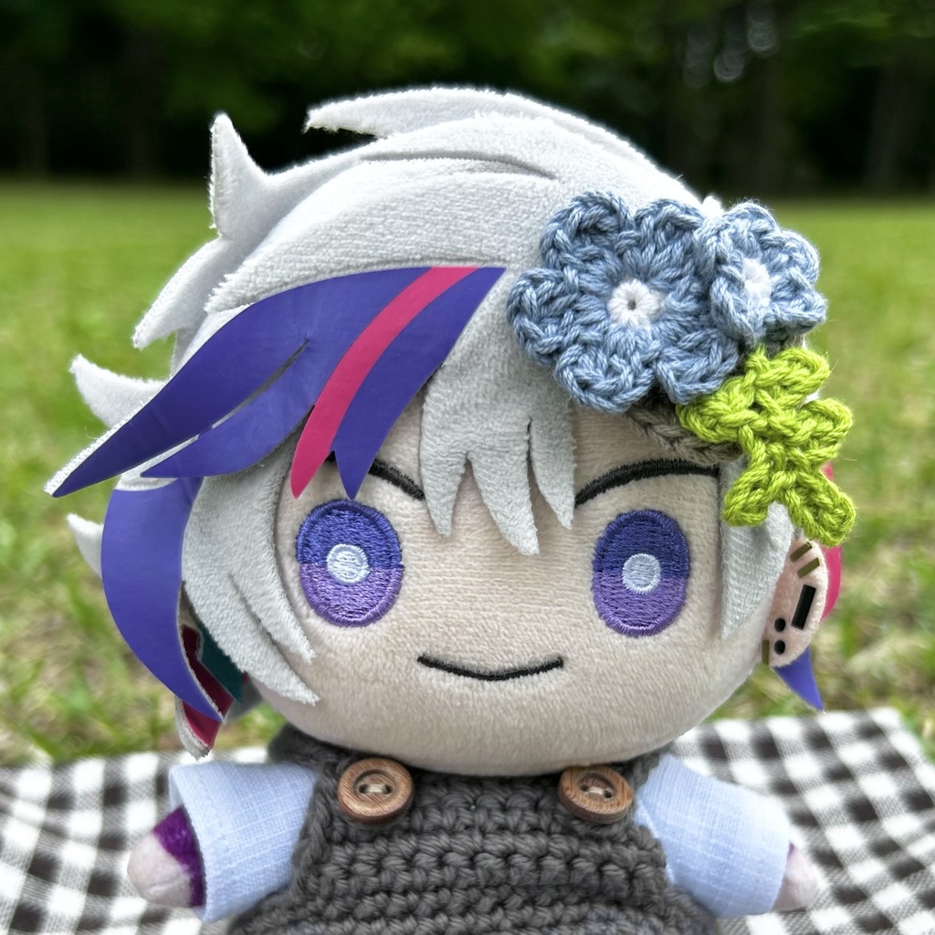 ぬいの春色ヘアピン