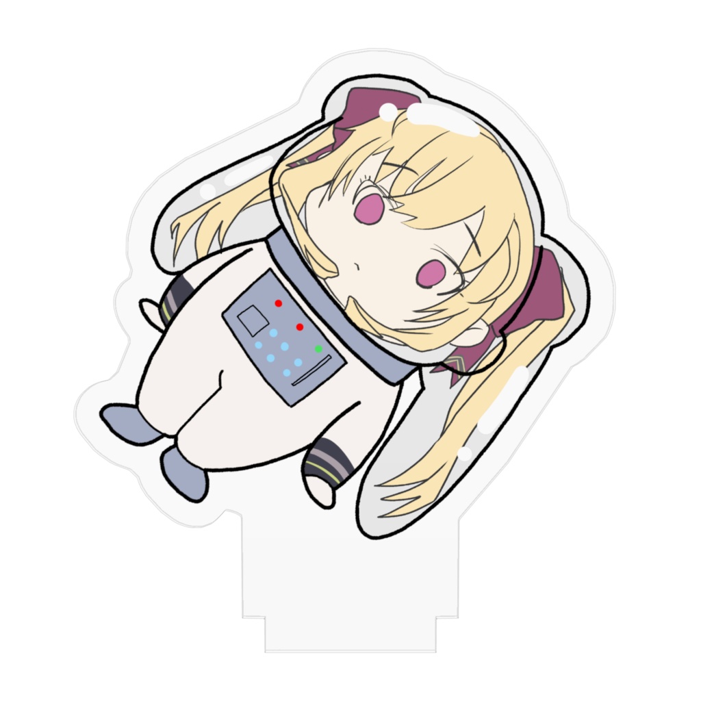 スペースオジョウサマアクリルフィギュア50×50