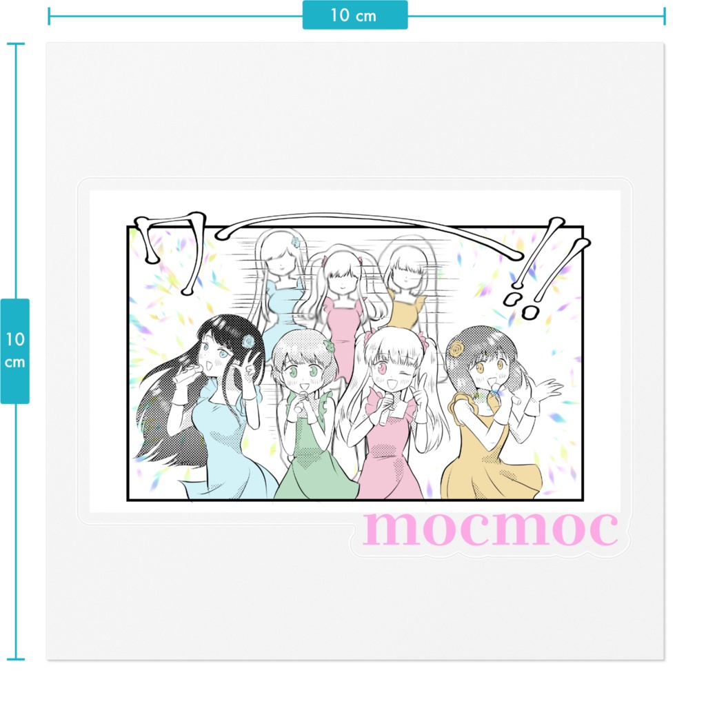 一周年記念ライブステッカー E24