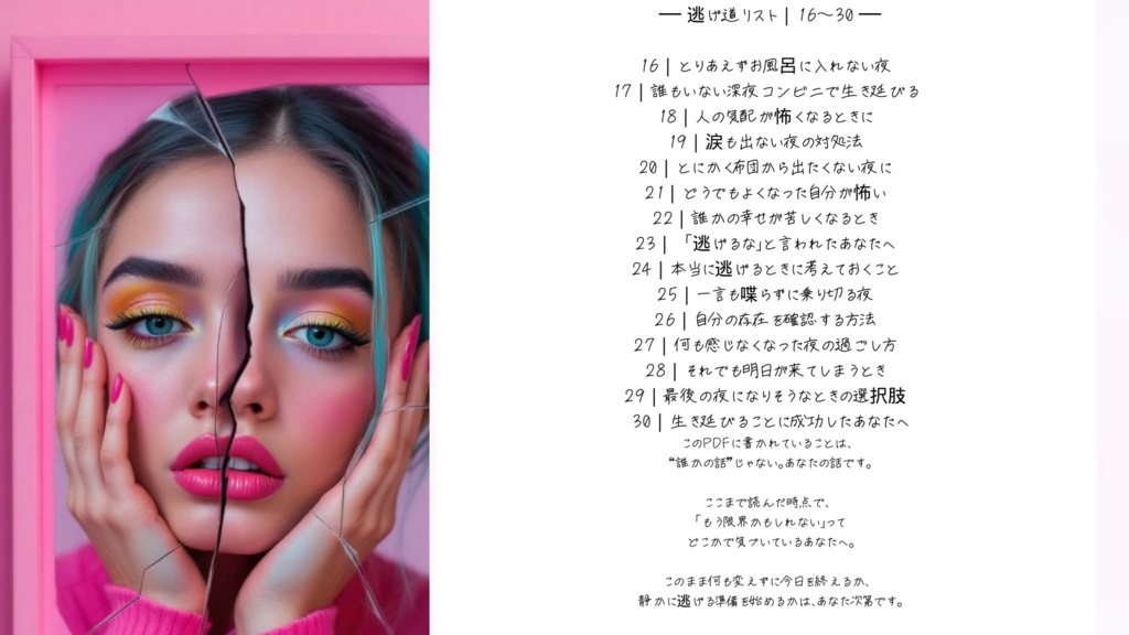 この世界からログアウトしたくなった夜に読む 30の逃げ道ガイド|静かに生き延びるための選択肢